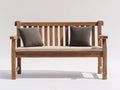 Panche da giardino - Legno - 150 x 60 x 90 cm - Marrone-Beige - Stile moderno naturale