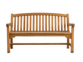 Panche da giardino - Legno - 150 x 65 x 90 cm - Marrone chiaro - Stile classico naturale