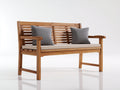 Panche da giardino - Legno - 150 x 60 x 90 cm - Marrone-Beige - Stile moderno naturale