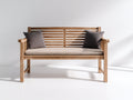 Panche da giardino - Legno - 150 x 60 x 90 cm - Marrone-Beige - Stile moderno naturale